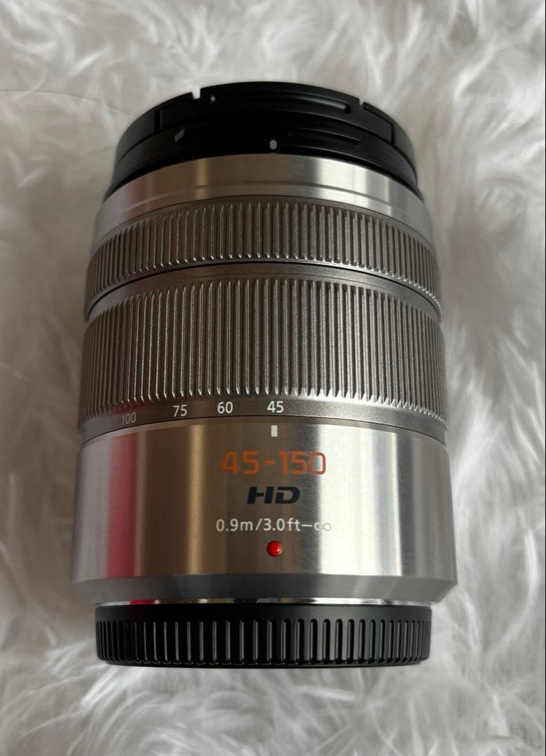 LUMIX 45-150mm 望遠レンズ H-FS45150＋レンズフード2点