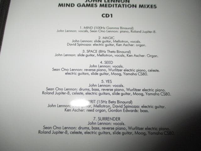 John Lennon Mind Games (RARE SET!!送料込み）