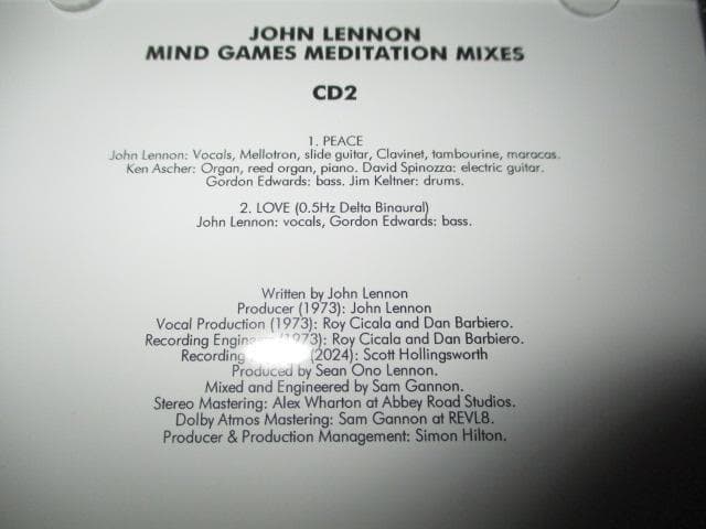 John Lennon Mind Games (RARE SET!!送料込み）
