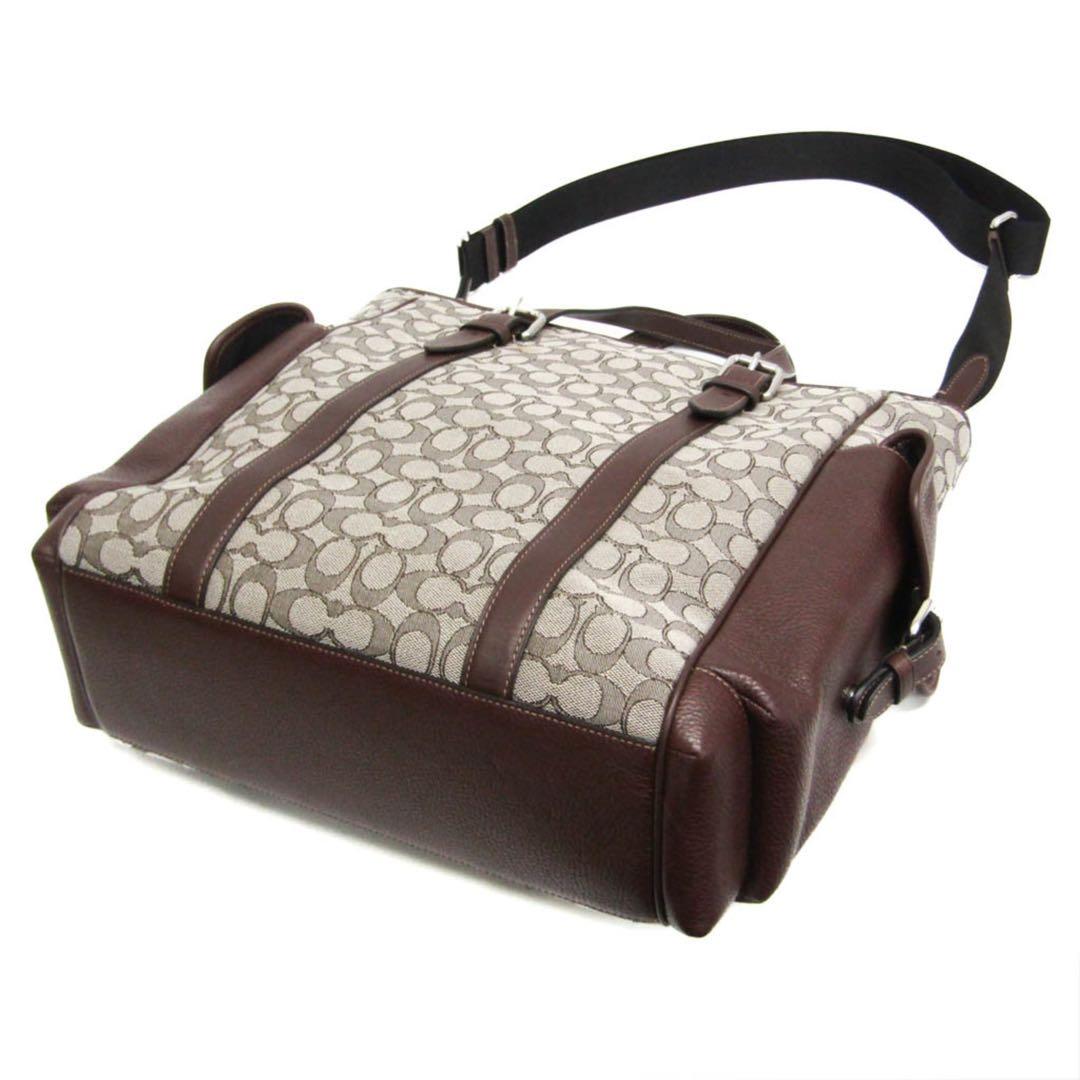 COACH シグネチャー スプリント トートバッグメンズ レザージャカード