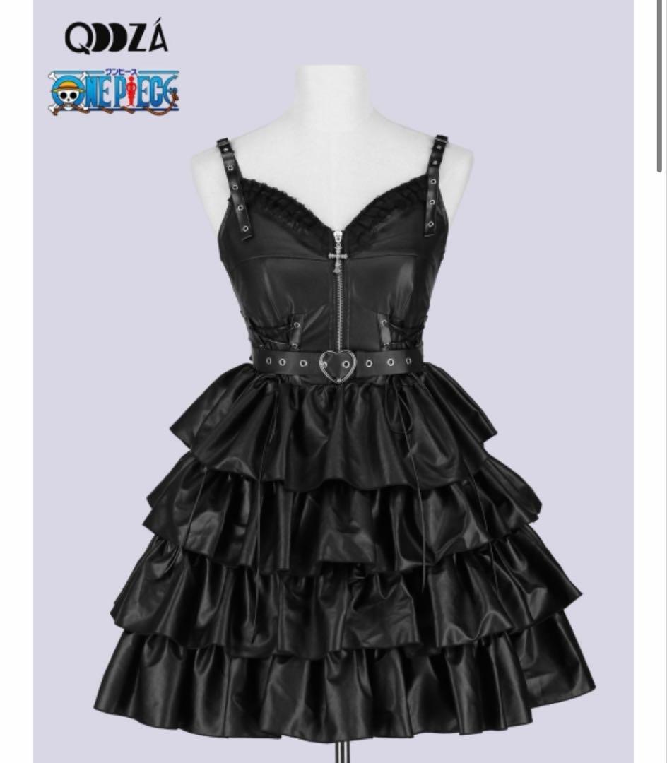 ONE PIECE × QOOZA ペローナコラボ ワンピース　ブラック