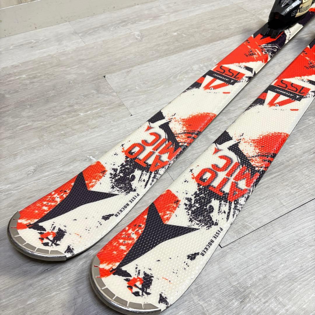 【送料無料】ATOMIC ETL 155cm スキーセット ロッカー　カーボン