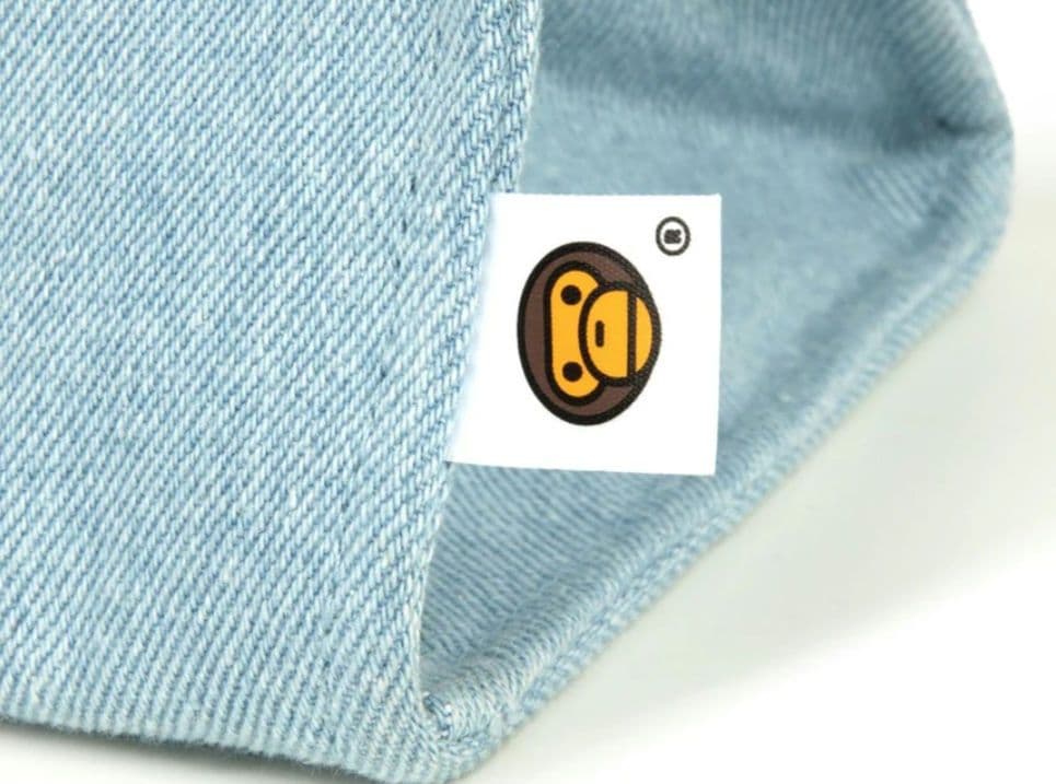 バッグ 25SS BAPE BABY MILO DENIM SMALL TOTE BAG