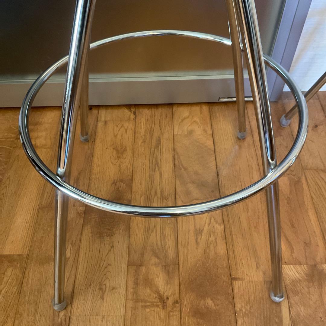 ゆ*す様 イタリア製 カルガリス ダイヤモンド パターン クリア スツール 2脚