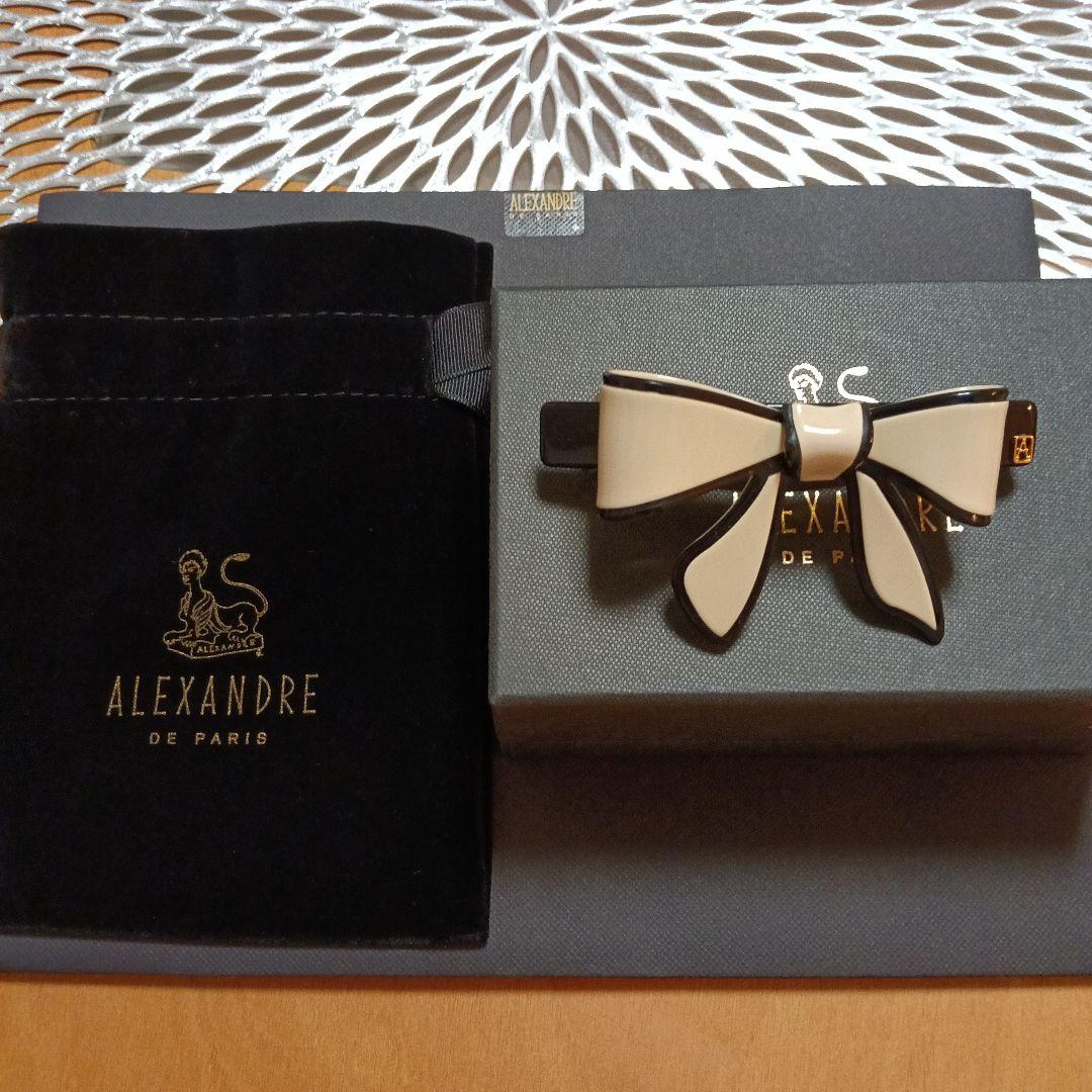 アレクサンドル ドゥ パリ　リボン　バレッタ