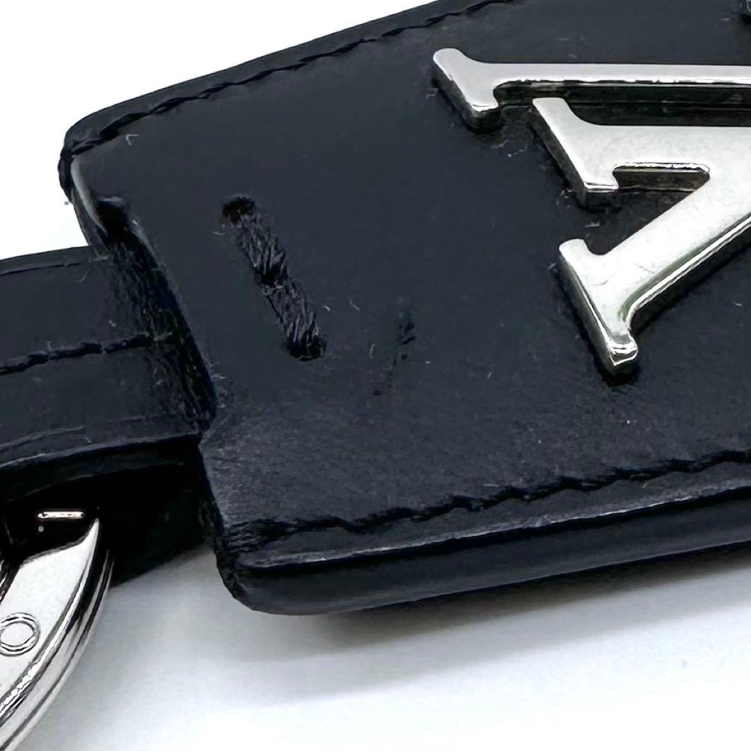 美品✨ルイヴィトン LV クロッシュ クレ キーホルダー M68020 ブラック