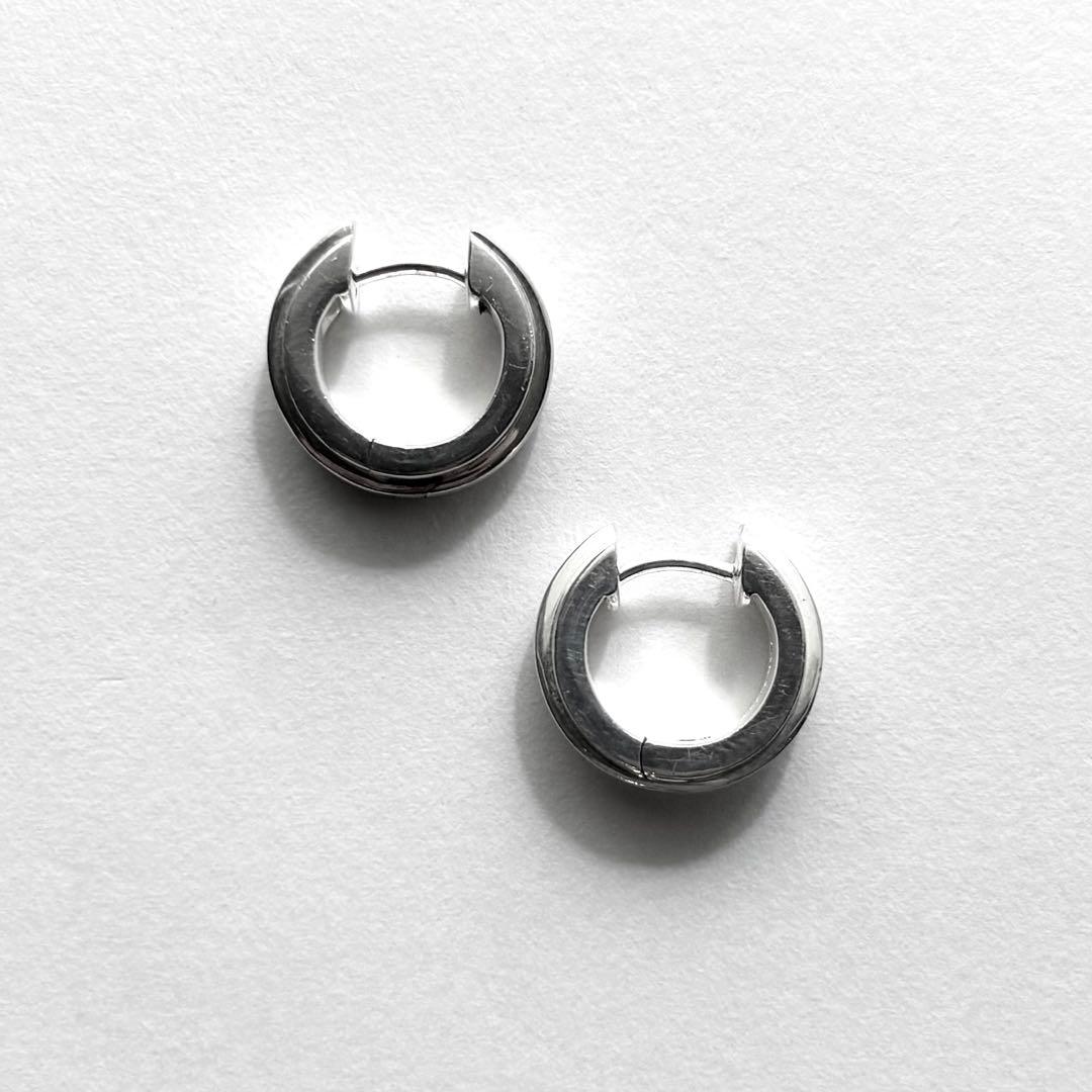 1990s \"Esprit\" ヴィンテージ フープピアス シルバー925