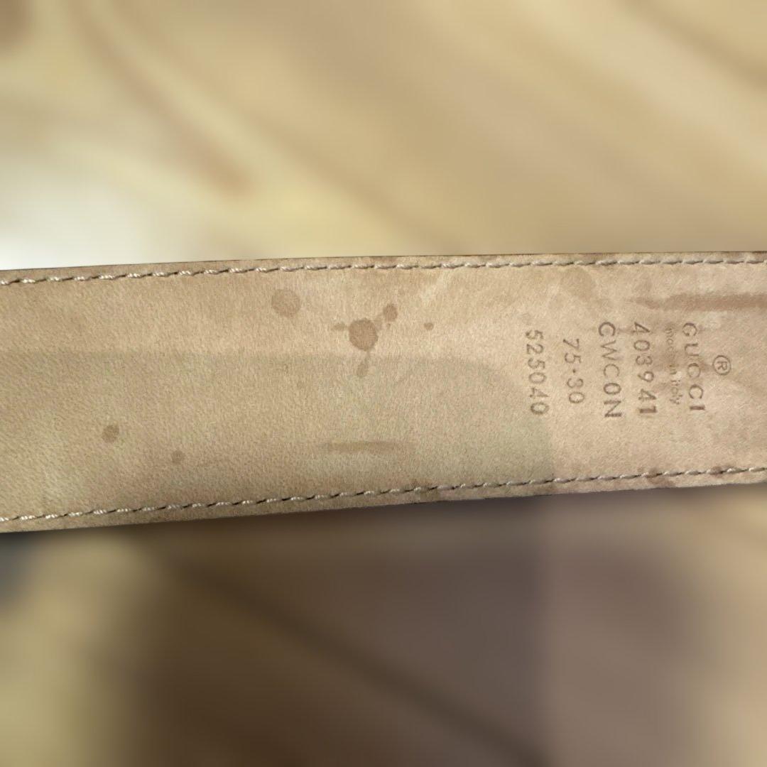 Gucci 赤 レザー ベルト