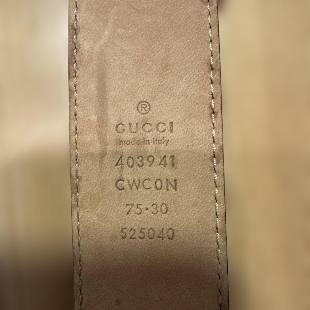 Gucci 赤 レザー ベルト