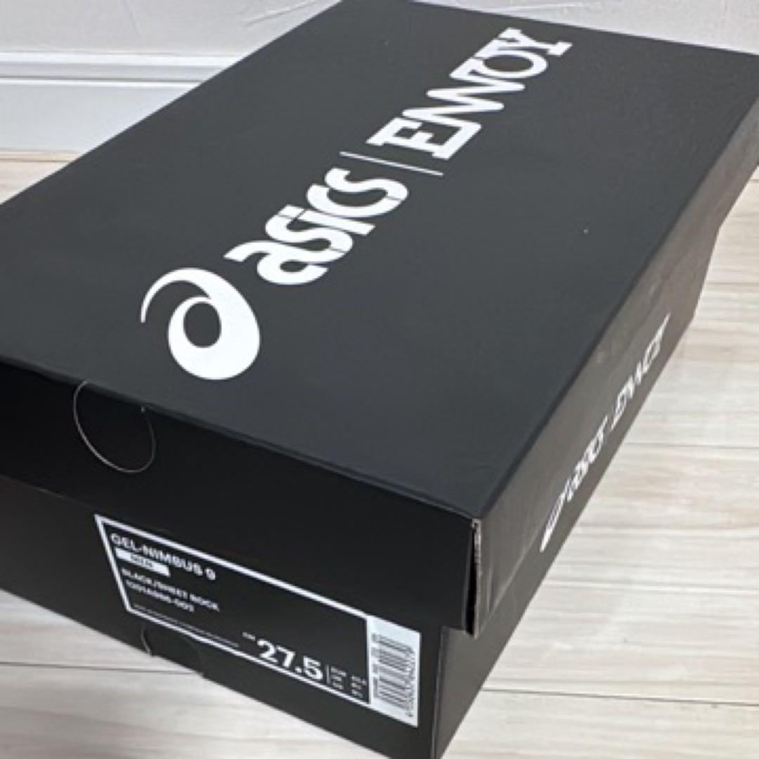 m*e様 27.5cm ENNOY ASICS GEL-NIMBUS 9 黒