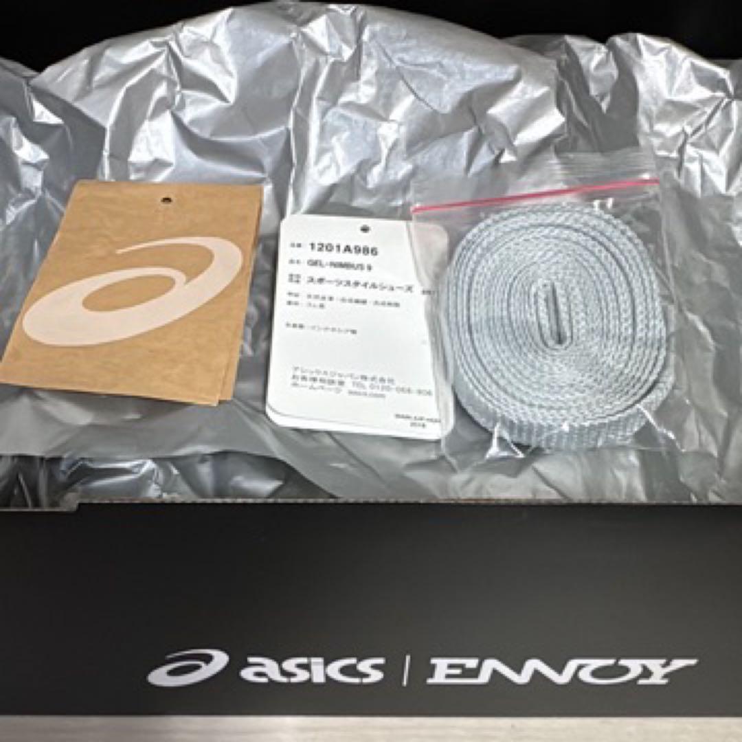 m*e様 27.5cm ENNOY ASICS GEL-NIMBUS 9 黒