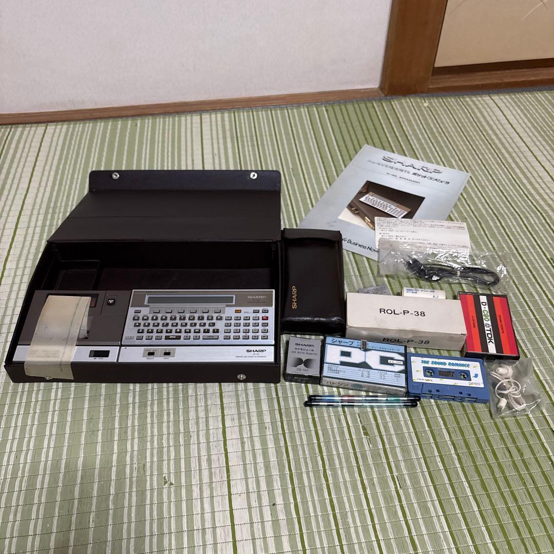 SHARP PC-1501 CE-150 ポケットコンピュータ　昭和　レトロ