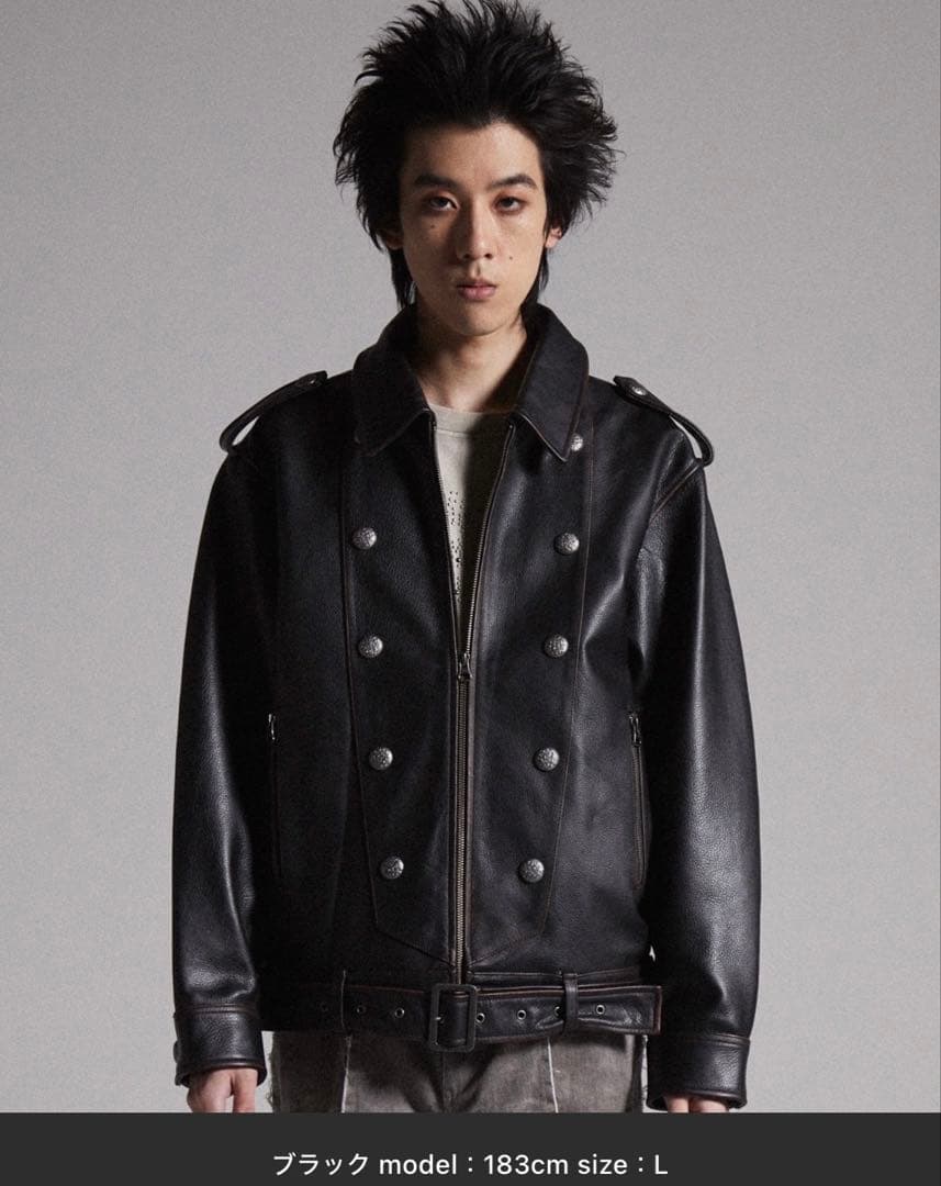 GRANCY レザーブルゾンM