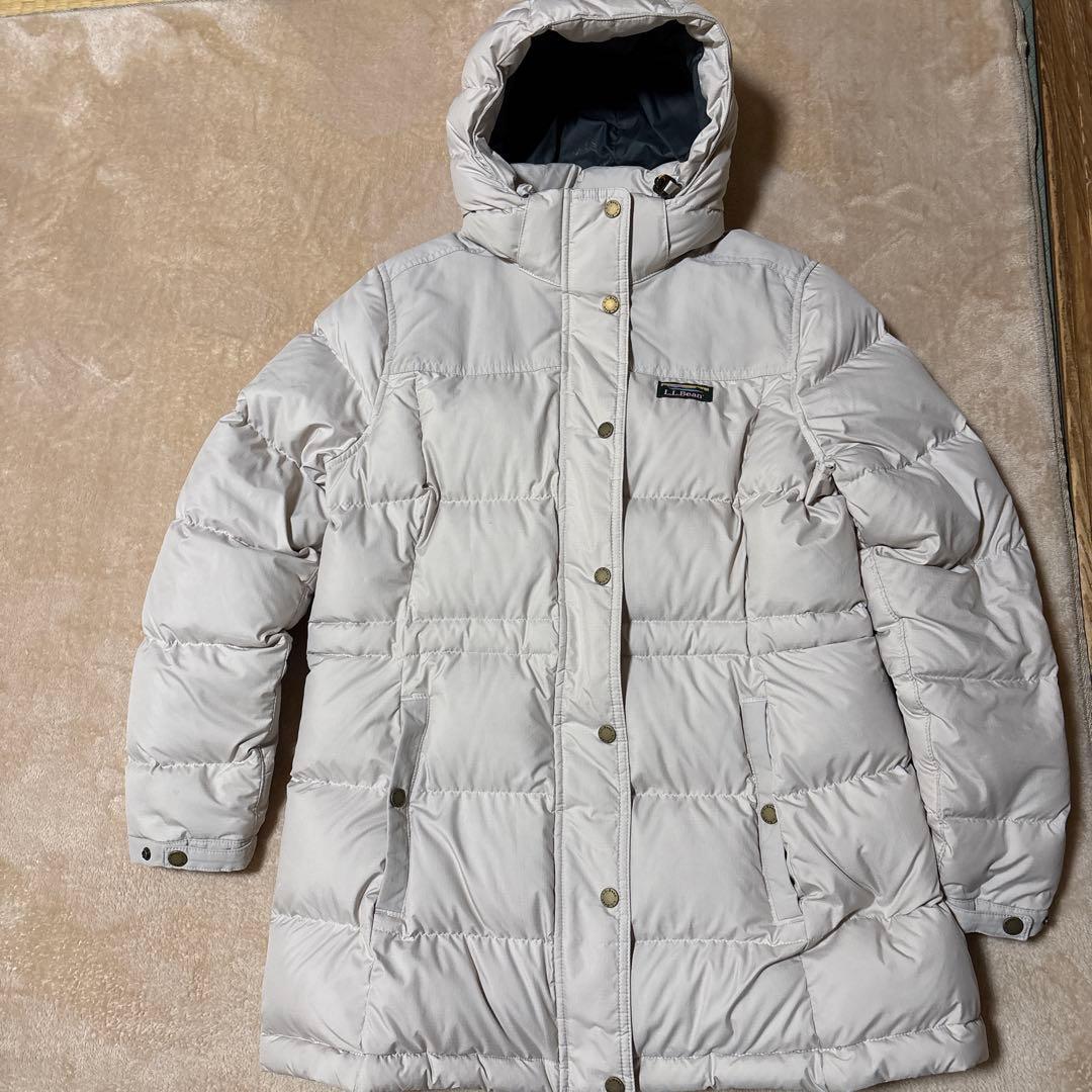 L.L.Bean フード付きダウンジャケット ホワイト