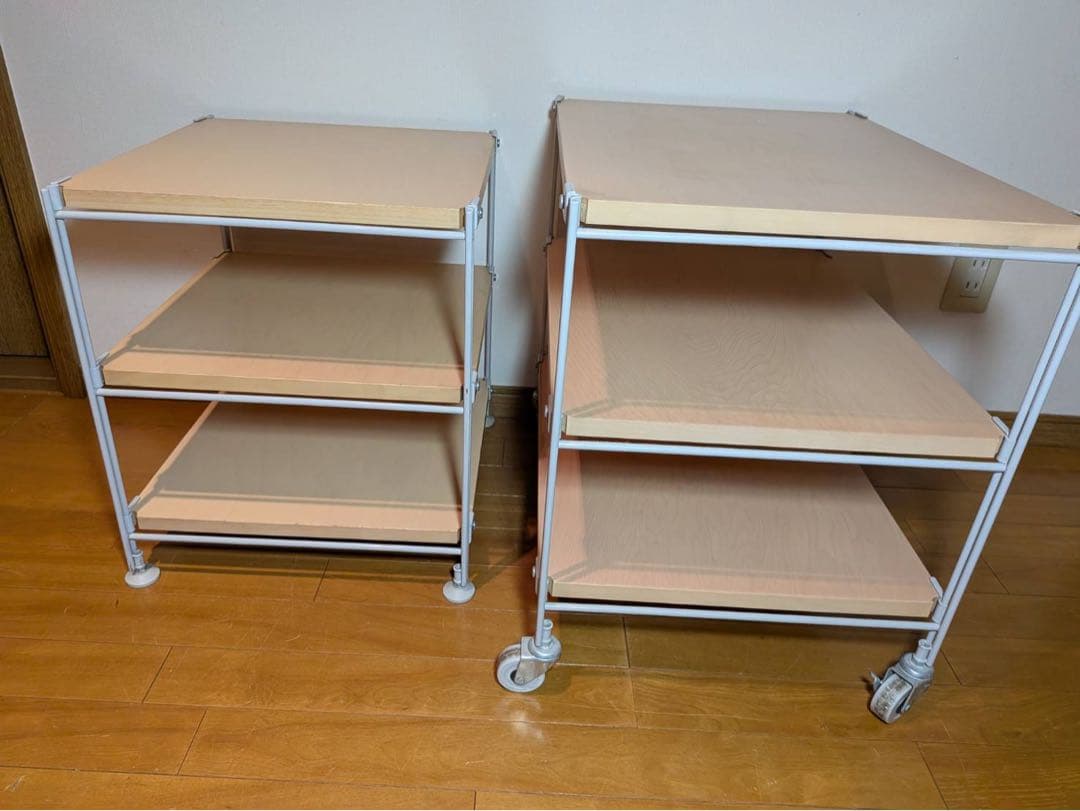 ■送料込■無印 スチールユニットシェルフ 2セット 棚 収納 ラックMUJI