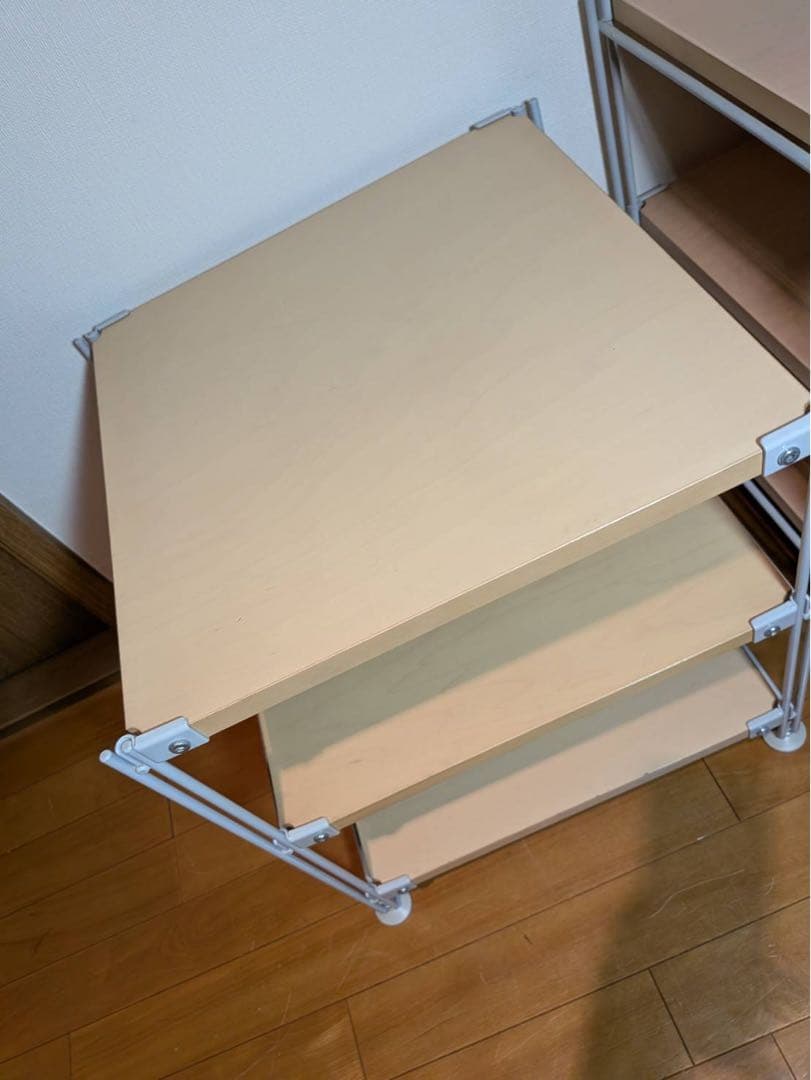 ■送料込■無印 スチールユニットシェルフ 2セット 棚 収納 ラックMUJI