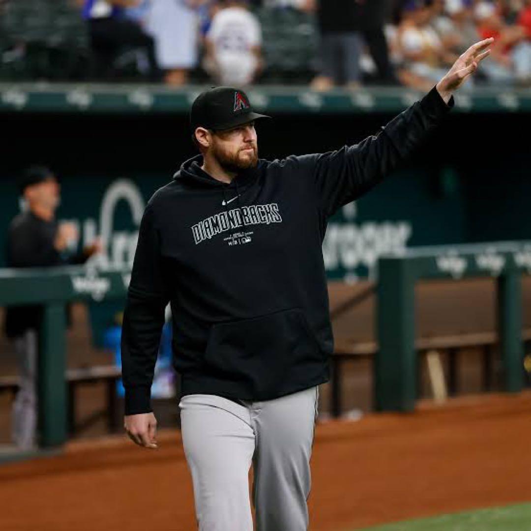 【極美品】　ナイキ　MLB オーセンティックパーカー　ダイヤモンドバックス