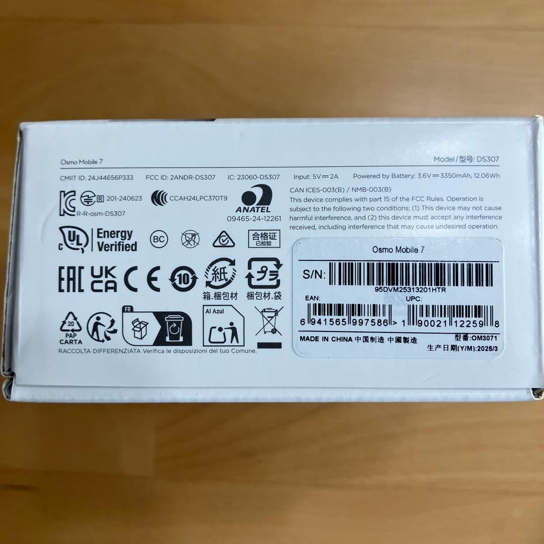 Osmo Mobile 7 ジンバル　3軸手振れ補正