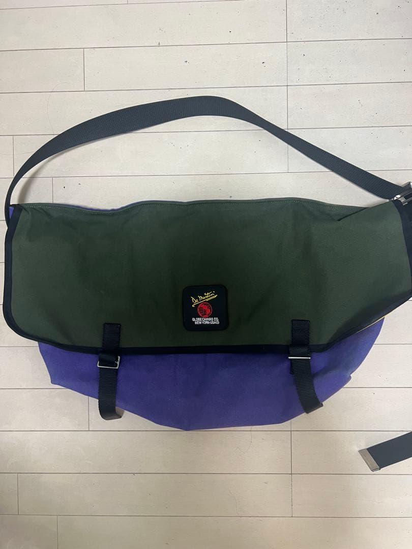 T*a様 De Martino（ディ マティーニ）メッセンジャーバッグ 紫/緑