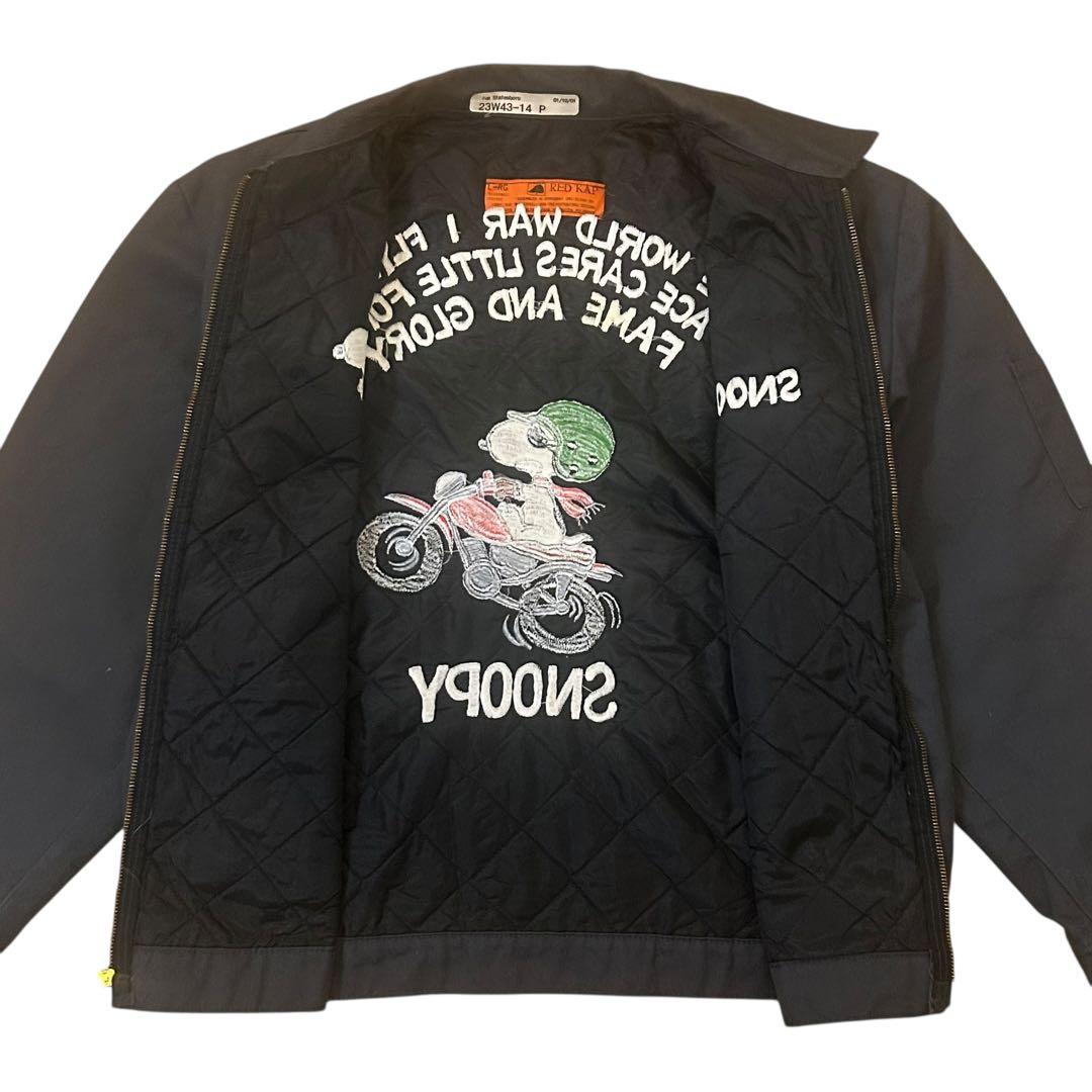 スーベニアジャケット スヌーピー ブルゾン ベトジャン 刺繍 ミリタリー