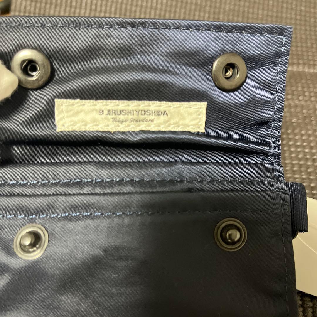 B印 YOSHIDA 別注 HOLIDAY WALLET S ネイビー