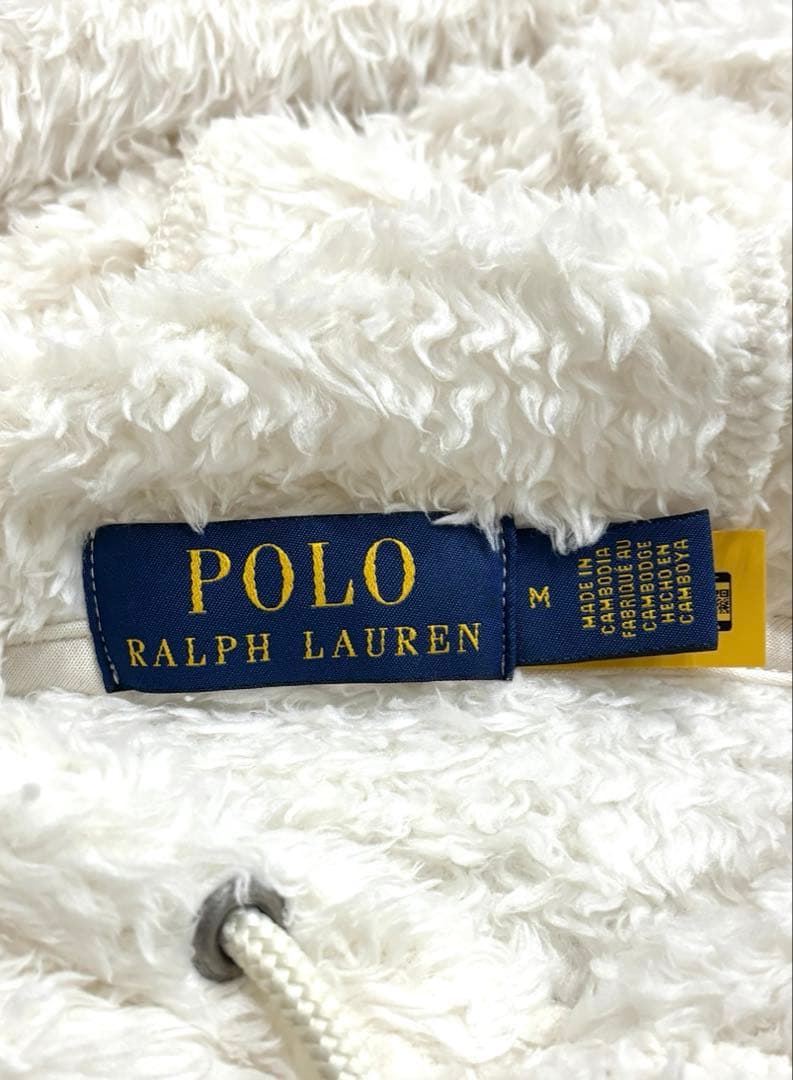POLO ラルフローレン ポロベアー もこもこ ボアパーカー Mサイズ
