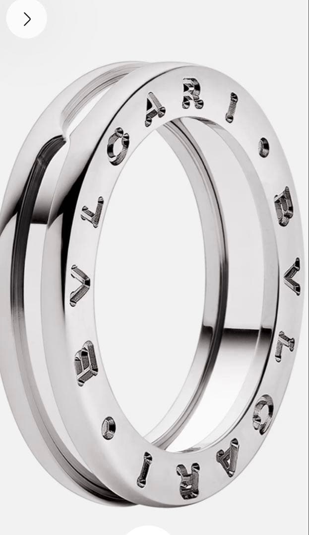 P*X様 Bulgari リングビー・ゼロワン 18Kホワイトゴールド