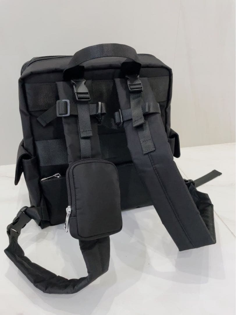 【selva secreta】Square RUCKSACK(black)