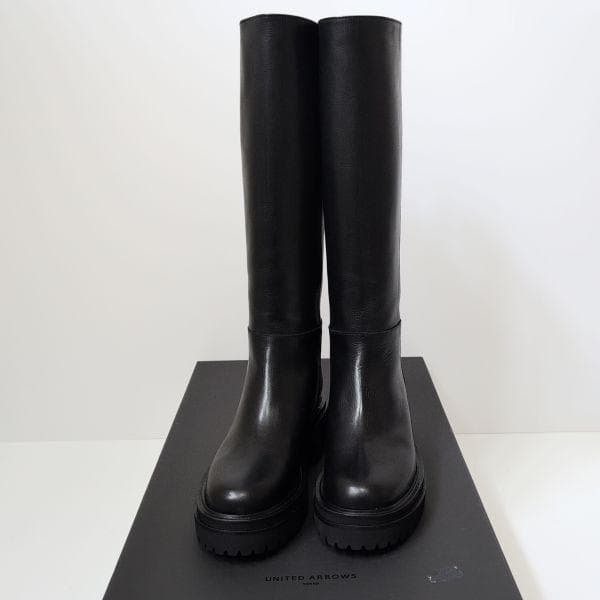 ユナイテッドアローズ UNITED ARROWS ロング 35 ブーツ ブラック