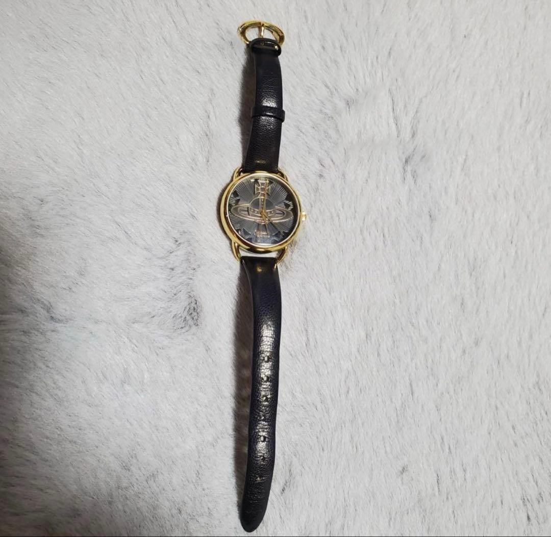 Vivienne Westwood 時計 ブラック/ゴールド