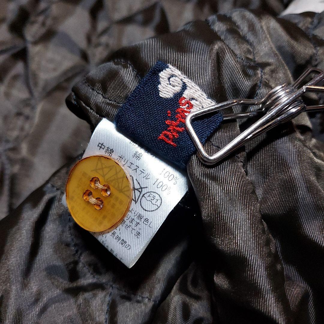 パラスパレス✨藍染 キルトジャケット インディゴ 中綿入り スタンドカラー日本製