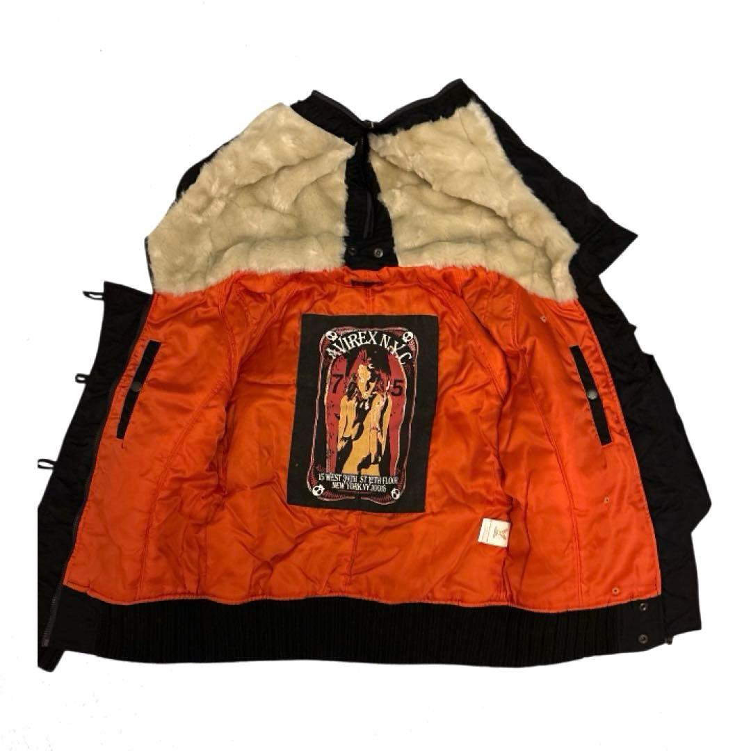 レア AVIREX N2B 短丈　フライトジャケット Y2K MA1 ボンバー