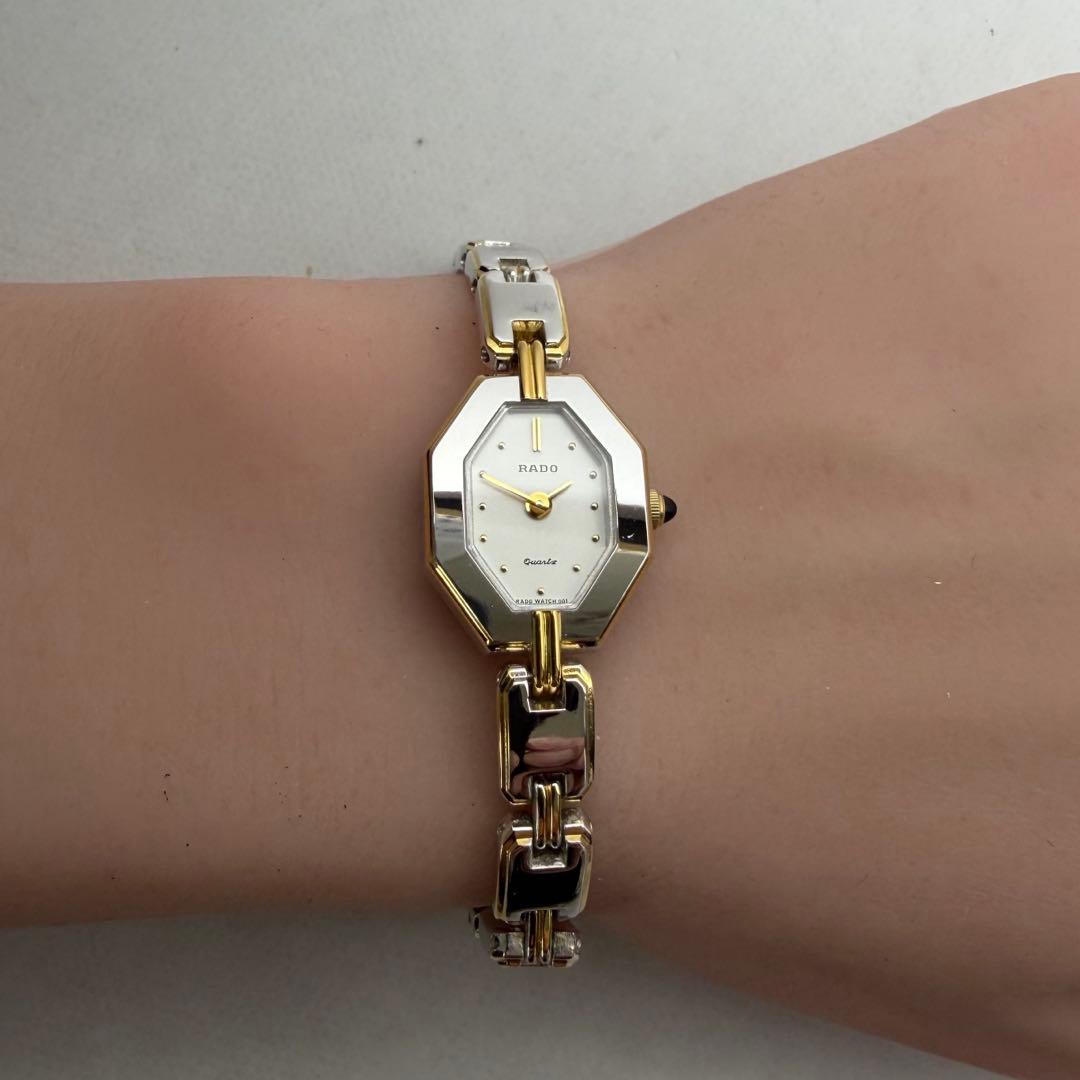 【稼働/新品電池】ラドー 133.9626.2 腕時計 ブレスウォッチ コンビ