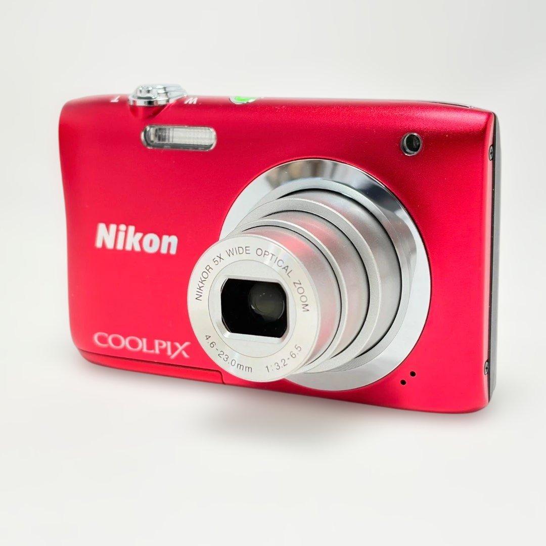極上美品✨Nikon COOLPIX A100 レッド 動作確認済 未使用級✨