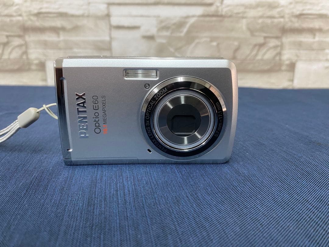 【美品】PENTAX Optio E60 コンパクトデジタルカメラ