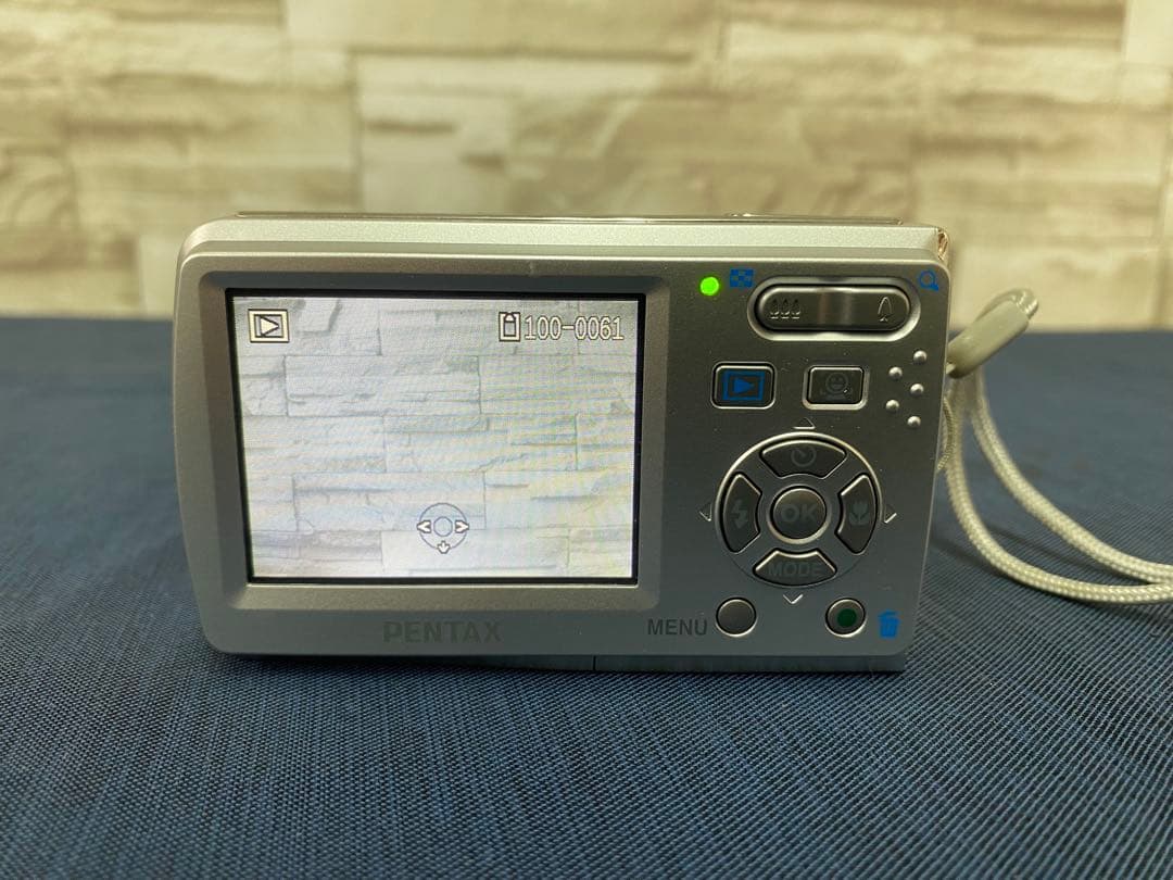 【美品】PENTAX Optio E60 コンパクトデジタルカメラ