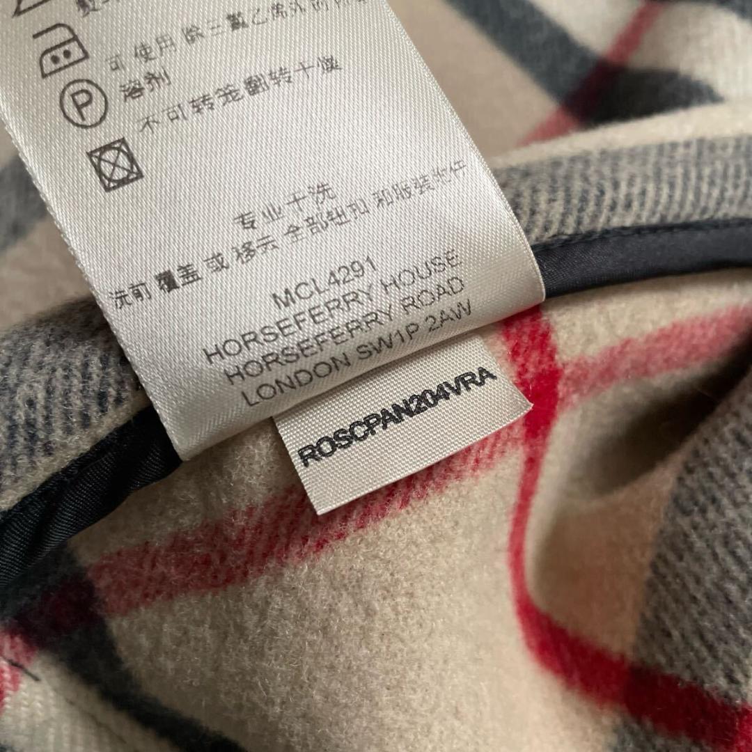 BURBERRY バーバリー 裏地メガチェック柄 ウール ダッフルコート
