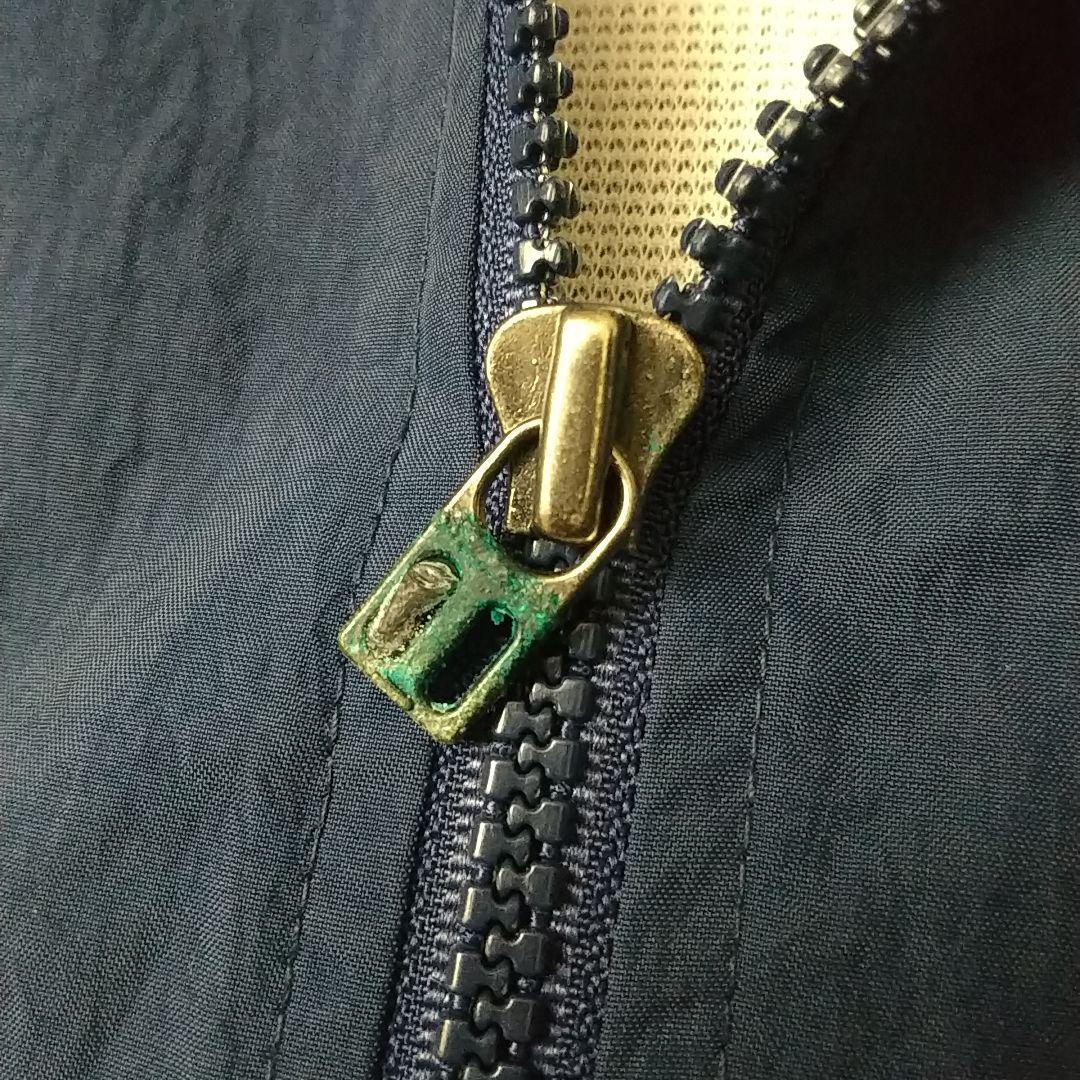 人気デザイン☆90s ナイキ 刺繍ビッグロゴ ハーフジップ ナイロンジャケット