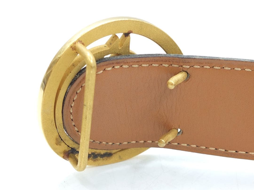 HERMESエルメス ベルトシュバル ホースバックル ボックスカーフリバーシブル