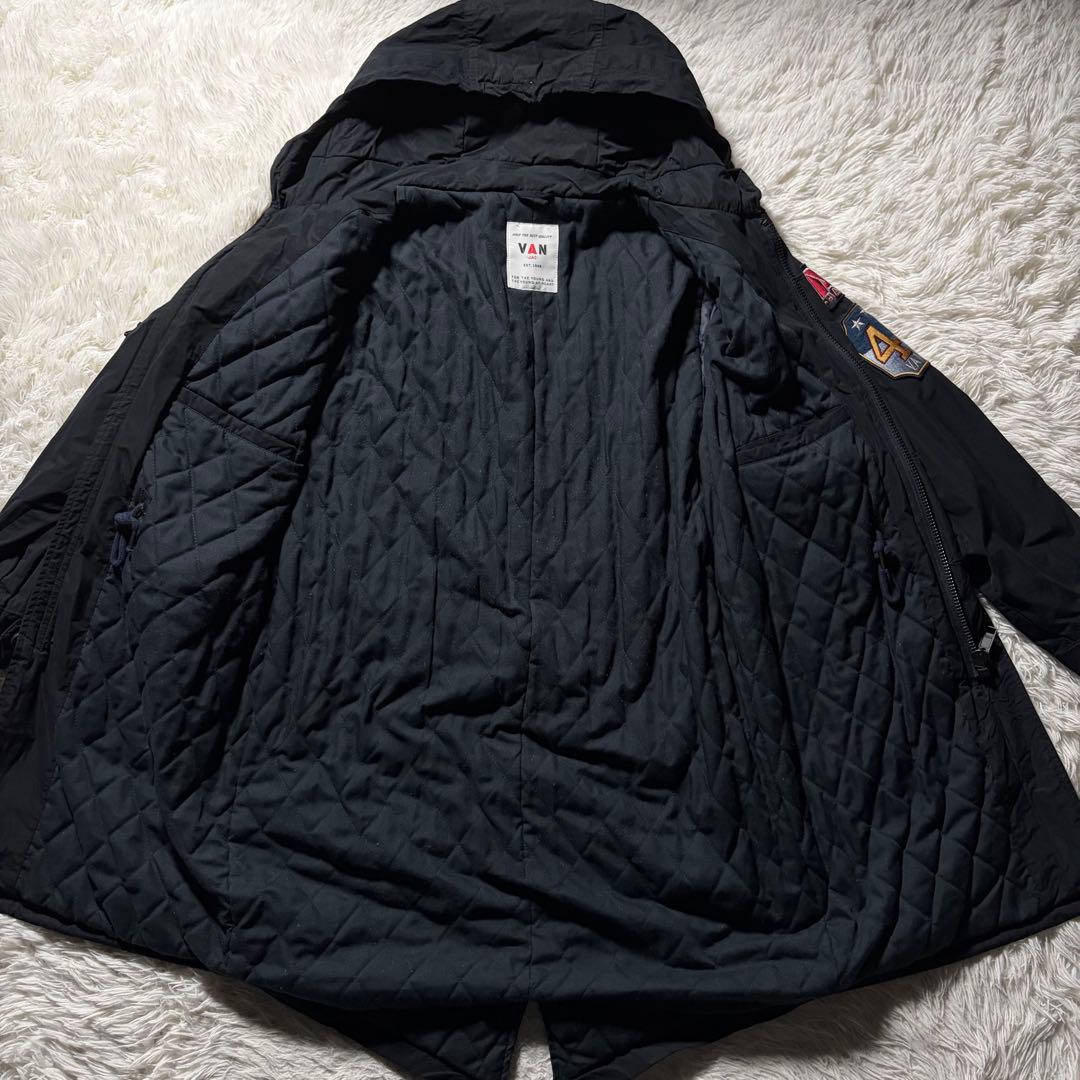 希少モデル■VAN JACKET モッズコート　トップガン　ワッペン
