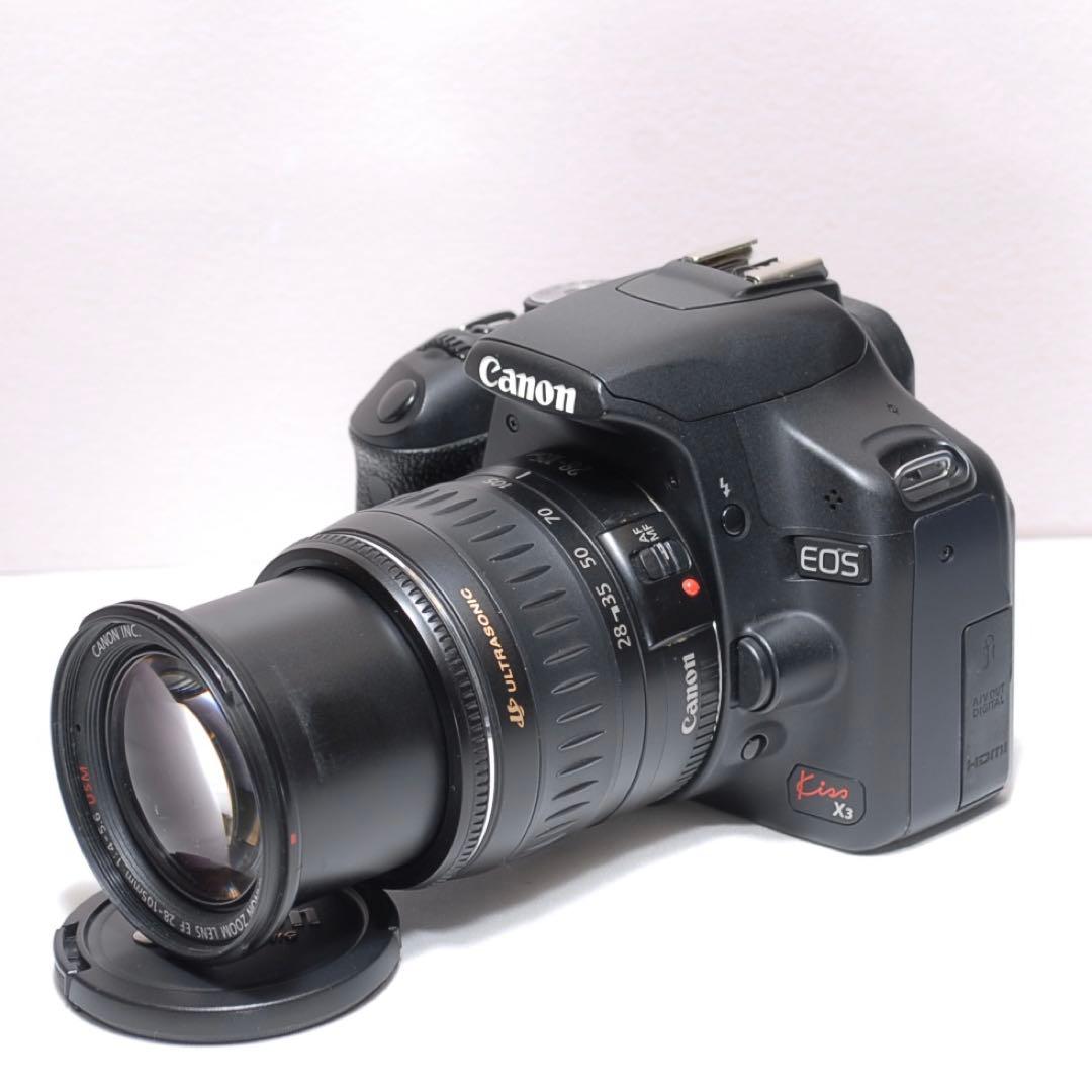 届いたらすぐに使えるCanon Kiss X3✨ シングルレンズ✨入門モデル
