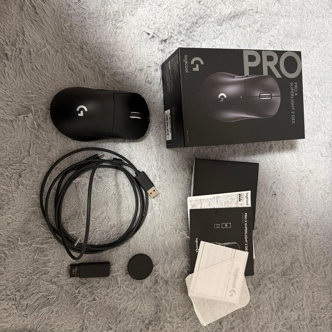 Logicool PRO X SUPERLIGHT 2 DEX ブラック