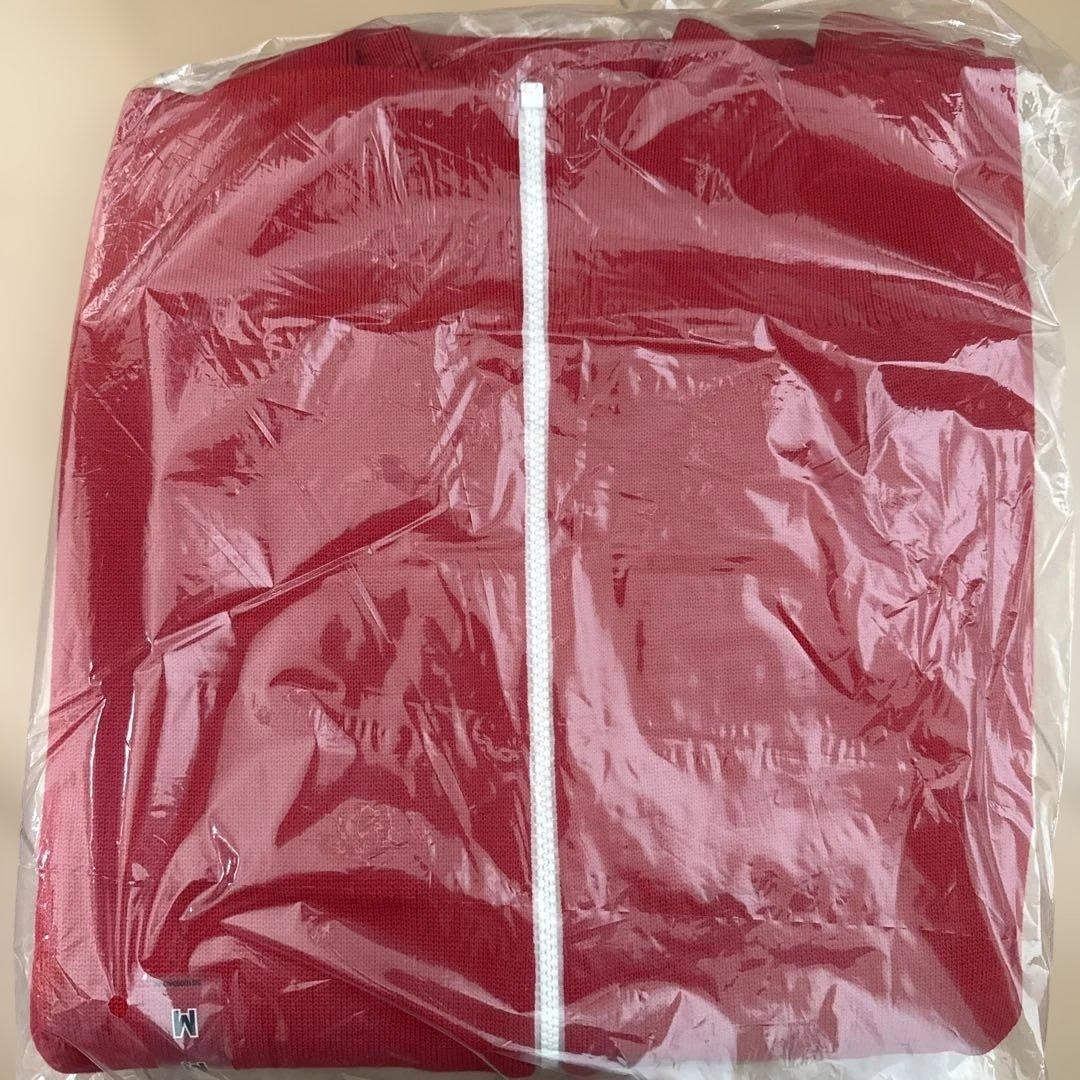 UNIQLO ミラノリブフルジップカーディガン　レッド　M