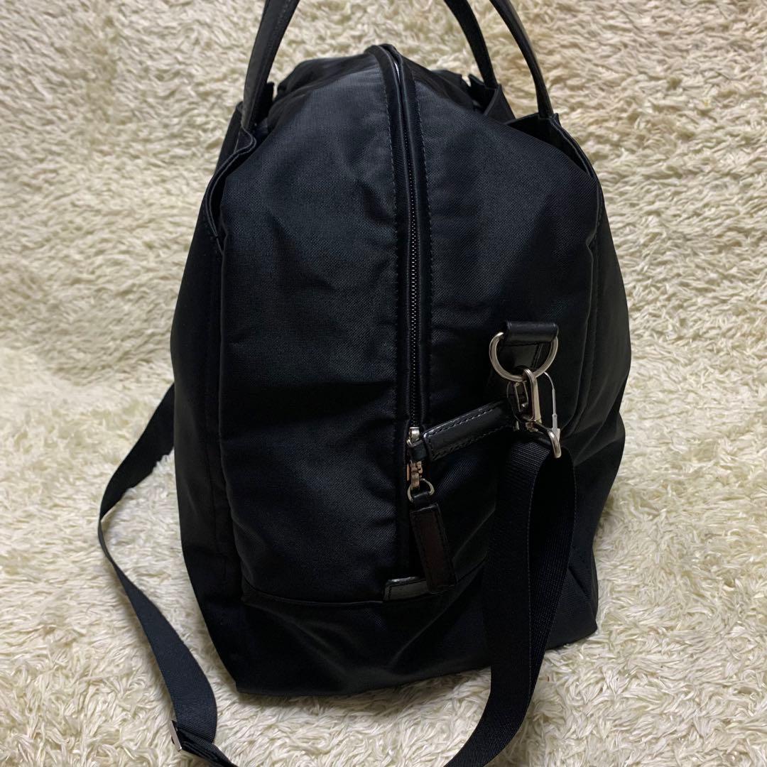 美品　アニエスベー　2way ボストンバッグ　ブラック