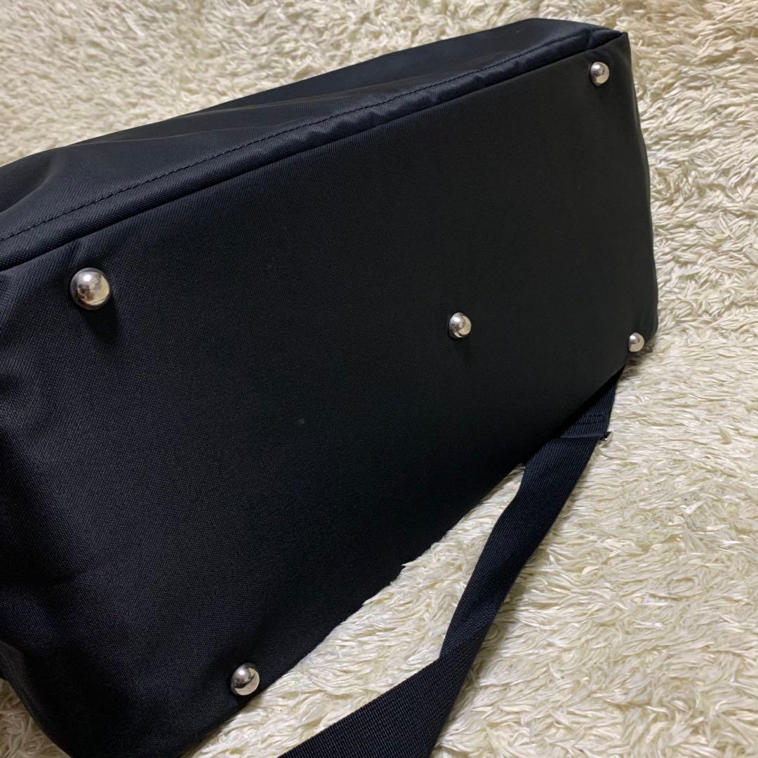 美品　アニエスベー　2way ボストンバッグ　ブラック