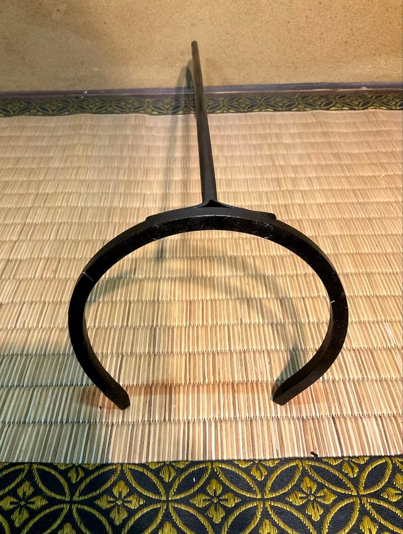 姫路名産　明珍火箸風鈴　五十二代　明珍宗理作　専用台座セット　床置き型