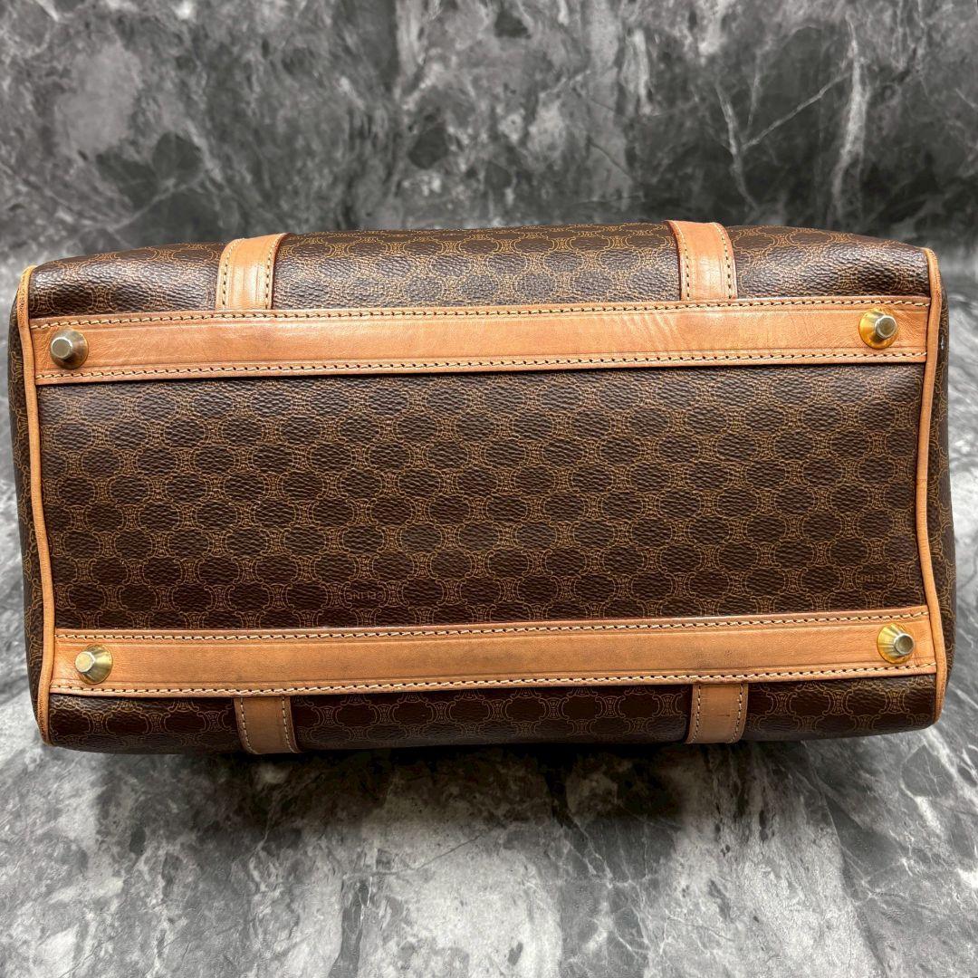 美品✨CELINE セリーヌ マカダム PVCレザー ボストンバッグ トリオンフ