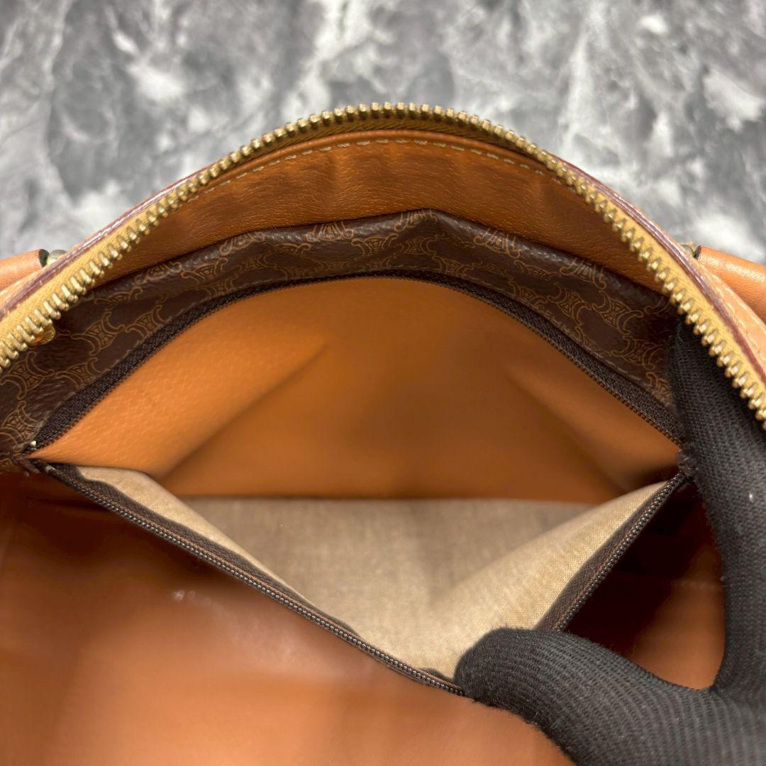 美品✨CELINE セリーヌ マカダム PVCレザー ボストンバッグ トリオンフ