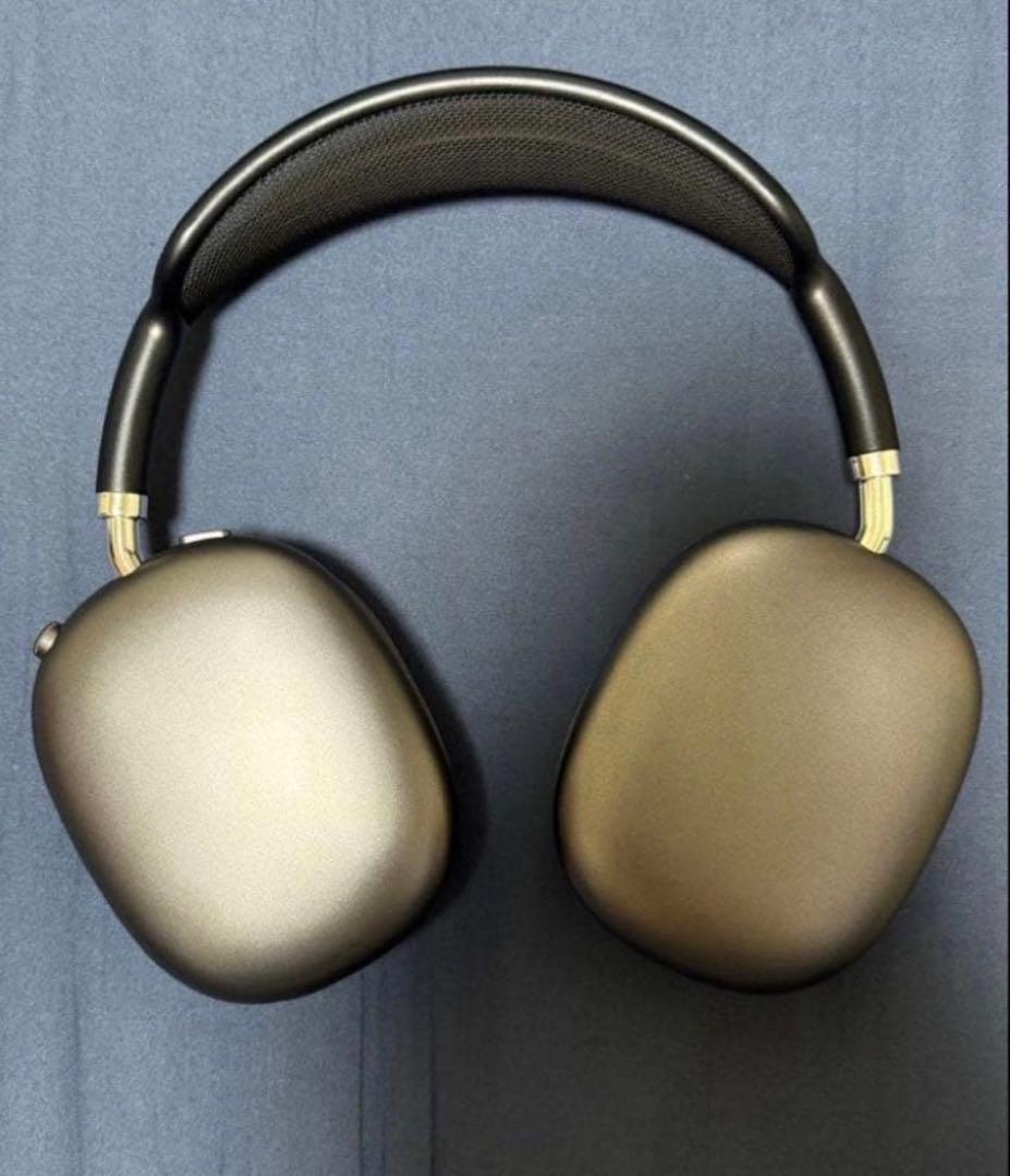 ワイヤレスヘッドホン メッシュ オーバーイヤー型