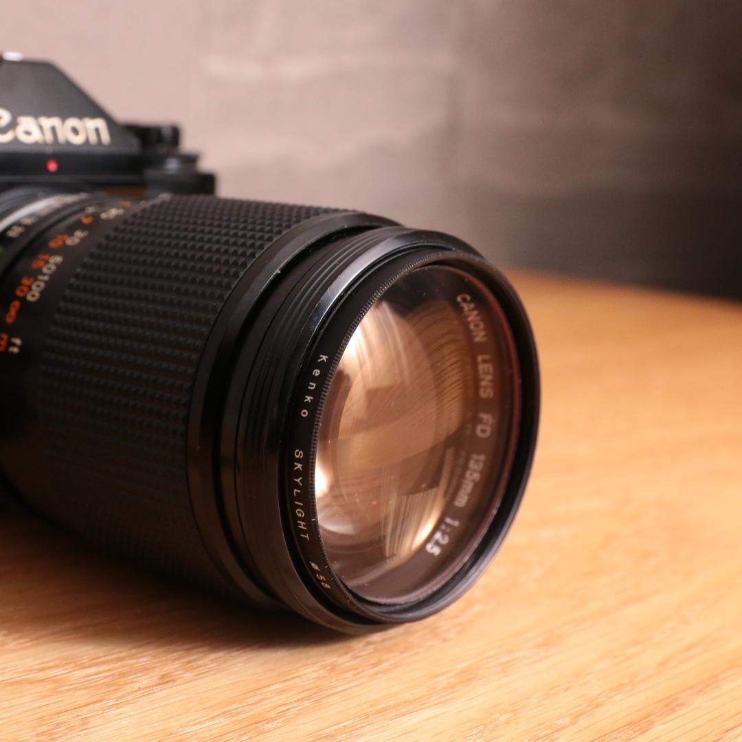Canon A-1 一眼レフカメラ FD135mm f/2.5 SKYLIGHT